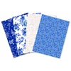 Image de Papier Mix & Patch 30 x 40 cm 4 pcs Nuances de bleu