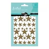 Image de Initial Gommettes - Etoiles - or / argent- 4 planches