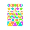 Image de Gommettes Baby - Géométriques - Couleurs fluo - 282 pcs