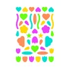 Image de Gommettes Baby - Multiformes Fluo - 231 pcs