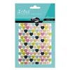 Image de Gommettes Initial Mini c?urs métal-pastel