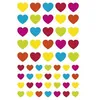 Image de Gommettes Initial C?urs Multicolores