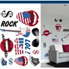 Image de Planche de stickers muraux Ãtats-Unis