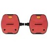 Image de Geocity Grip R PÃ©dales VÃ©lo Plates Ã Grip Vibram - Rouges