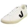Image de TÃ©nues Veja Esplar Logo Femme - Baskets En Cuir Blanc Noir - 39