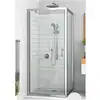 Image de Paroi de douche fixe ROTH EIFIX 80 x 190 cm profilÃ© argent poli verre clair anticalcaire