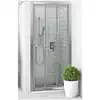 Image de Paroi de douche coulissante ROTH EQUI EICL3 1200x1900 mm argent poli 3 volets