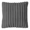 Image de Housse De Coussin Flanelle 60x60 Cm Himalaya Gris, Par Soleil D'ocre