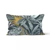 Image de Housse De Coussin Velours 32x50 Cm Tropic, Par Soleil D'ocre