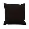 Image de Coussin En Coton 40x40 Cm Panama Noir, Par Soleil D'ocre