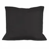 Image de Taie D'oreiller En Coton 63x63 Cm Percale Anthracite, Par Soleil D'ocre