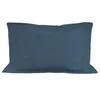Image de Taie D'oreiller En Coton 57 Fils 50x70 Cm Uni Bleu Canard, Par Soleil D'ocre