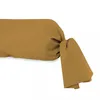 Image de Taie De Traversin En Coton 57 Fils 45x135 Cm Uni Moutarde, Par Soleil D'ocre