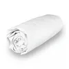 Image de Drap Housse En Polycoton 200x200 Cm Percale Blanc, Par Soleil D'ocre