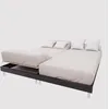 Image de Drap Housse Tpr En Coton 57 Fils 2x70x190 Cm Uni Lin, Par Soleil D'ocre