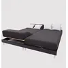 Image de Drap Housse Tpr En Coton 57 Fils 2x80x200 Cm Uni Noir, Par Soleil D'ocre