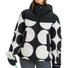 Image de Roxy - Doudoune imperméable en Primaloft® - Alofted Puffy Jacket True Black Big Dots pour Femme - Taille M - Noir