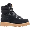 Image de Roxy - Bottes après-ski fourrées - Bradie Black Camel pour Femme en Cuir - Taille 7 US - Noir
