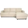 Image de CanapÃ© D'Angle Droit 4 Places - Paul In Cord - Tissu Beige - 216 X 141 X 79 Cm - FabriquÃ© En Ukraine