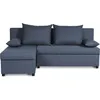 Image de CANAPÃ CLIC-CLAC Â¿ TISSU BLEU Â¿ L 192 X P 143 X H 79 CM Â¿ JOSS - FABRIQUÃ EN UKRAINE