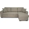Image de CANAPÃ D'ANGLE CONVERTIBLE RÃVERSIBLE 4 PLACES - TISSU BEIGE - CONTEMPORAIN - L 244 X P 151 X H 90 - HAMILTON