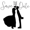 Image de Tampon en bois Couple Save the date