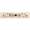 Image de Tampon bois Bisous