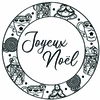 Image de Tampon Bois Rond ø 2,8 x 3,3 cm Noël Gourmand