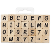 Image de Tampon bois Stampo Alphabet Kit Majuscule Medium
