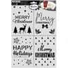 Image de Pochoir carterie Merry christmas