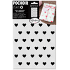 Image de Pochoir Deco 20 x 30 cm - Tous supports - Coeurs