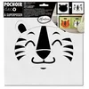 Image de Pochoir superposable Tête de tigre