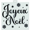 Image de Pochoir déco Joyeux Noël 30 x 30 cm