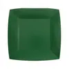 Image de 10 ASSIETTES CARTON BIO CARRÃES 18CM VERT FONÃÃ
