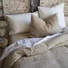 Image de Housse De Couette Stonewashed En Lin Prusse 260 X 240