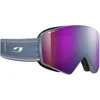 Image de Julbo - Masque de ski photochromique - Razor Edge Reactiv HC 0-4 Dark Blue/Grey en Silicone - Bleu