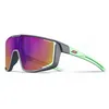 Image de Lunettes soleil Julbo Fury S (Gris/vert - Cat 3) enfant