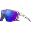 Image de Julbo - Lunettes de soleil - Fury Blanc/Gris Translucide Reactiv 1-3 High Contrast