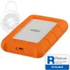 Image de LaCie Rugged Secure STFR2000403 - Disque dur - chiffrÃ© - 2 To - externe (portable) - USB 3.1 Gen 1 (USB-C connecteur) - AES 256 bits - avec 2 ans Rescue Data Recovery Service Plan