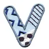 Image de Motif thermocollant - Lettre V