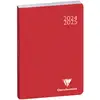 Image de Agenda scolaire journalier 2024/2025 Exacompta - Rouge - 10 x 15 cm - Forum Work & After Classic