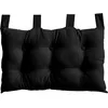 Image de TÃªte de lit coussin Panama Ã  suspendre - 70 x 45 cm - Noir