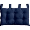 Image de TÃªte de lit coussin Panama Ã  suspendre - 70 x 45 cm - Bleu Marine