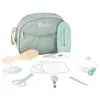 Image de Babymoov Trousse De Soin BÃ©bÃ© - Des La Naissance - En Tissu RecyclÃ© CertifiÃ© Grs -10 Accessoires. Matcha