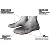 Image de Chaussettes de randonnée MONNET TREK LIN BASSE (GRIS BLANC)