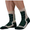 Image de Chaussettes de randonnée MONNET TREK MEDIUM (Beige/vert)