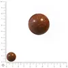 Image de Perle de soleil ronde Ø 16 mm - Marron