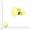 Image de Support bague à coller Ø 17 mm - Doré