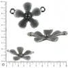 Image de Pendentif fleur émaillée Ø 40 mm - Topaze