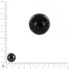 Image de Perle en verre Ø 16 mm - Noire